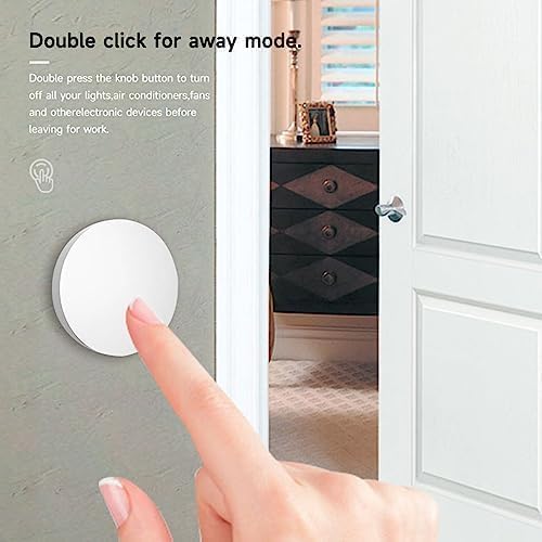 ZigBee3.0 Smart Remote Button Tuya Scene Remote, Need Zigbee Hub, Smart Switch ZigBee Remote Work with Tuya Smart Life APP (1)