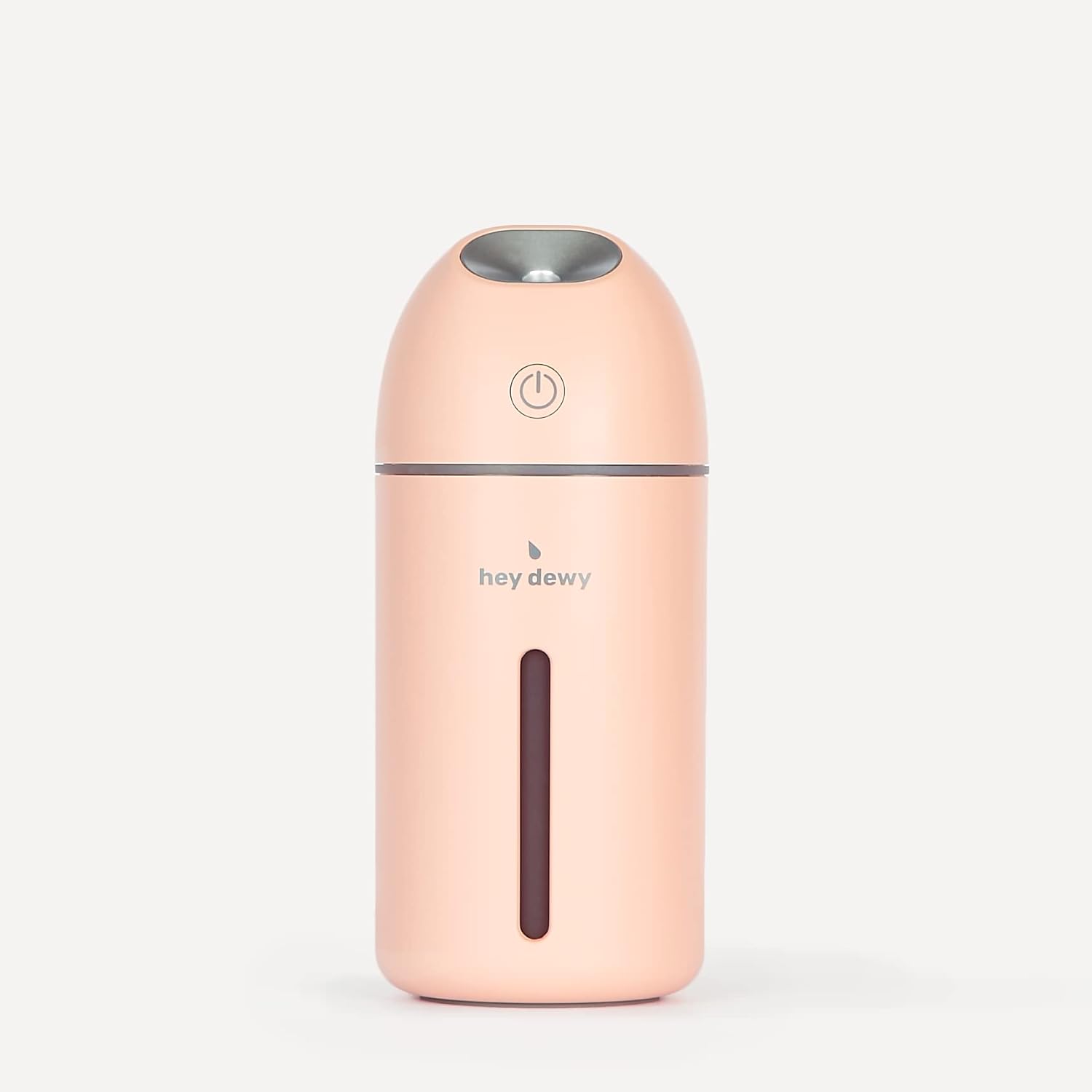Hey Dewy Wireless, Rechargeable, Self-Care, Skin-Nourishing, Hydrating, Portable Cool Mist Humidifier (Blush)