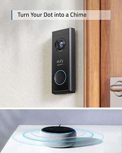 eufy Security Wireless Video Doorbell S220 Add-on with 2K Resolution Video, Easy Self-Installation, Enhanced Home Security, Cost-Effective, Compatible with HomeBase 3