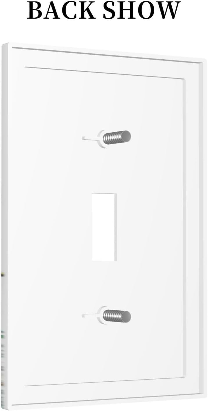 Decorative Light Switch Cover Boho Colorful Flowering Plant Wild Flower 1 Gang Single Toggle Device Electrical Faceplate Switchplates Decorator Outlet Wall Plate For Bed Room Living Room