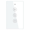 MOES WiFi RF Smart Light Dimmer Switch, Smart Life/Tuya APP Relay Status Backlight Switch Off RF Remote Control Voice Compatible with Alexa Google Assistants, White Touch