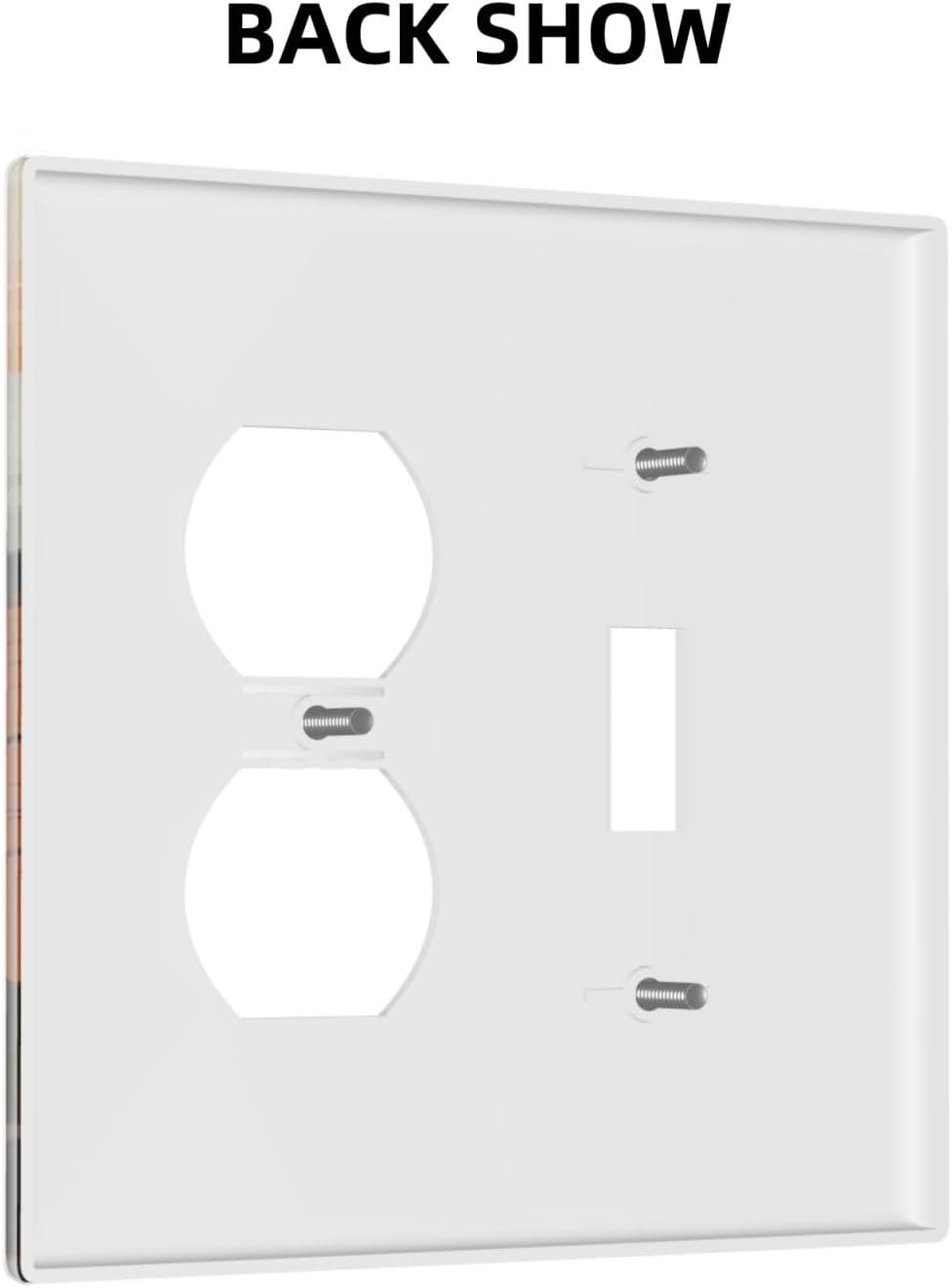 Sun Forest Deer Snow Mountain River Wallplates 1 Toggle 1 Duplex Switch Plate Electrical Gfci Faceplate Decorative Light Switch Covers For Bed Room Living Room Decor