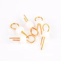 White PCB Gold-Plated Ceramic Test Points 1000 PCS for Circuit Board Testing