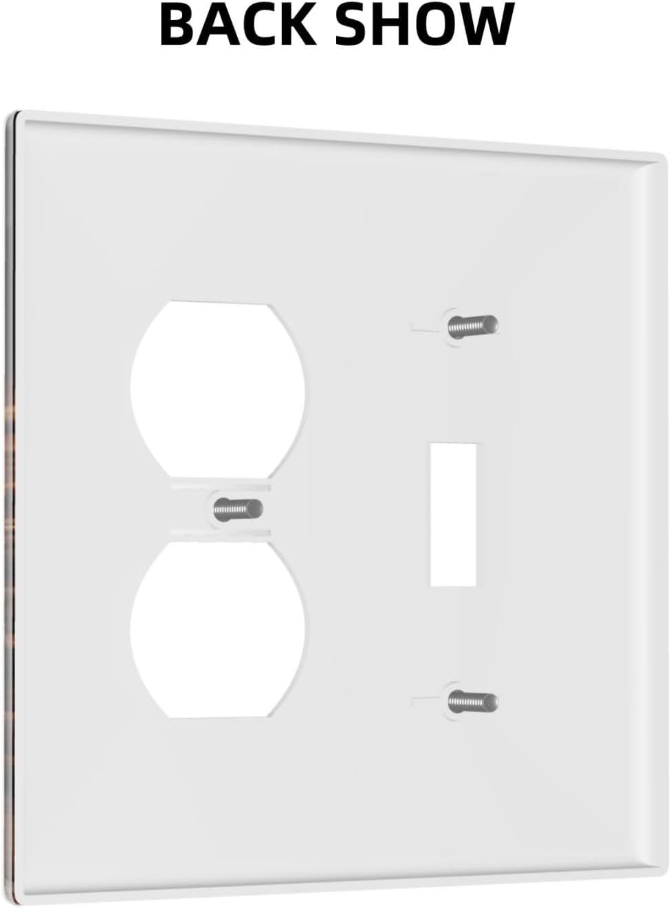Decorative Outlet Covers Retro Coffee Maker Beans Cup 2 Gang Wall Plate Cover Single Toggle Duplex Combo Two Switch Light Switch Cover Plate Jumbo Dual GFCI Faceplate