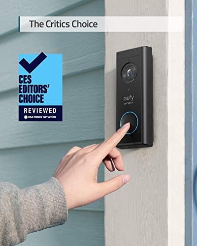 eufy Security Wireless Video Doorbell S220 Add-on with 2K Resolution Video, Easy Self-Installation, Enhanced Home Security, Cost-Effective, Compatible with HomeBase 3