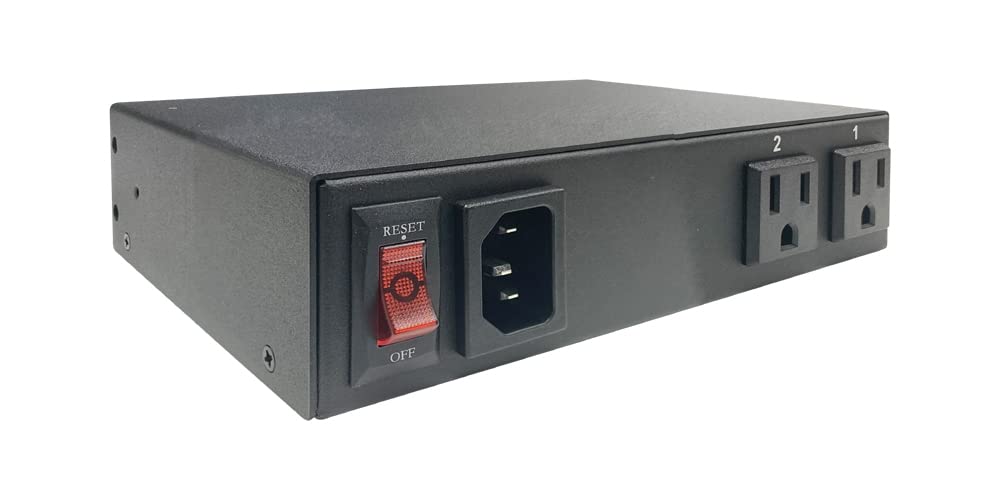 2-Outlet Remote Power Reboot Controller with Web GUI