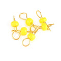 Yellow PCB Gold-Plated Ceramic Test Points 1000 PCS for Circuit Board Testing
