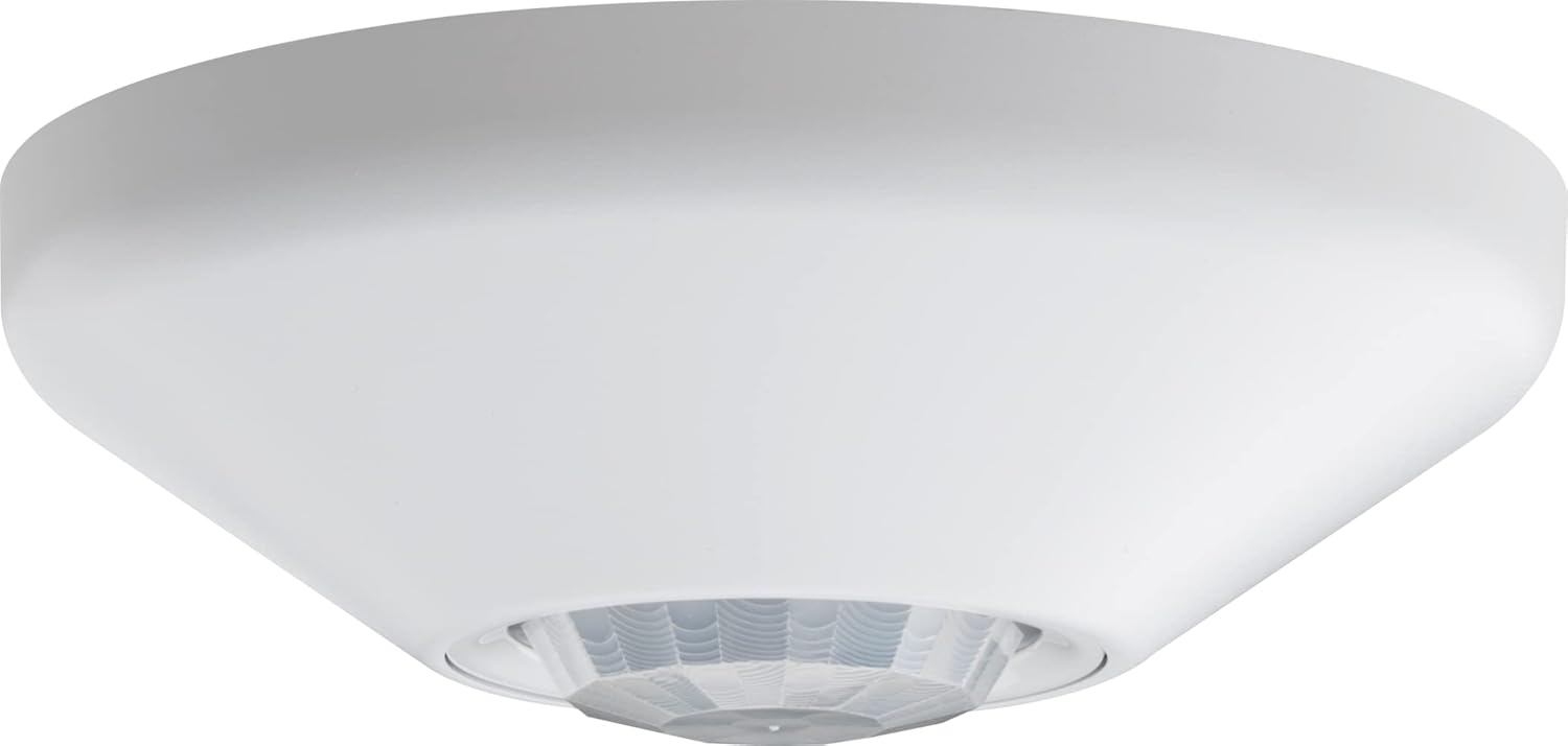 SensorSwitch Ceiling Motion Sensor, PDT Passive Dual Technology Passive Infrared PIR and Microphonics Occupancy Sensor, 360° Small Motion Detection, Indoor Use, Line Voltage, Standard Range