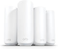NETGEAR Orbi 370 Series Dual-Band WiFi 7 Mesh Network System for Home (RBE374) - Wireless Router + 3 Extenders, Security Features, 5 Gbps, Covers 8,000 sq.ft., 70 Devices, 2.5GB Internet Port, BE5000