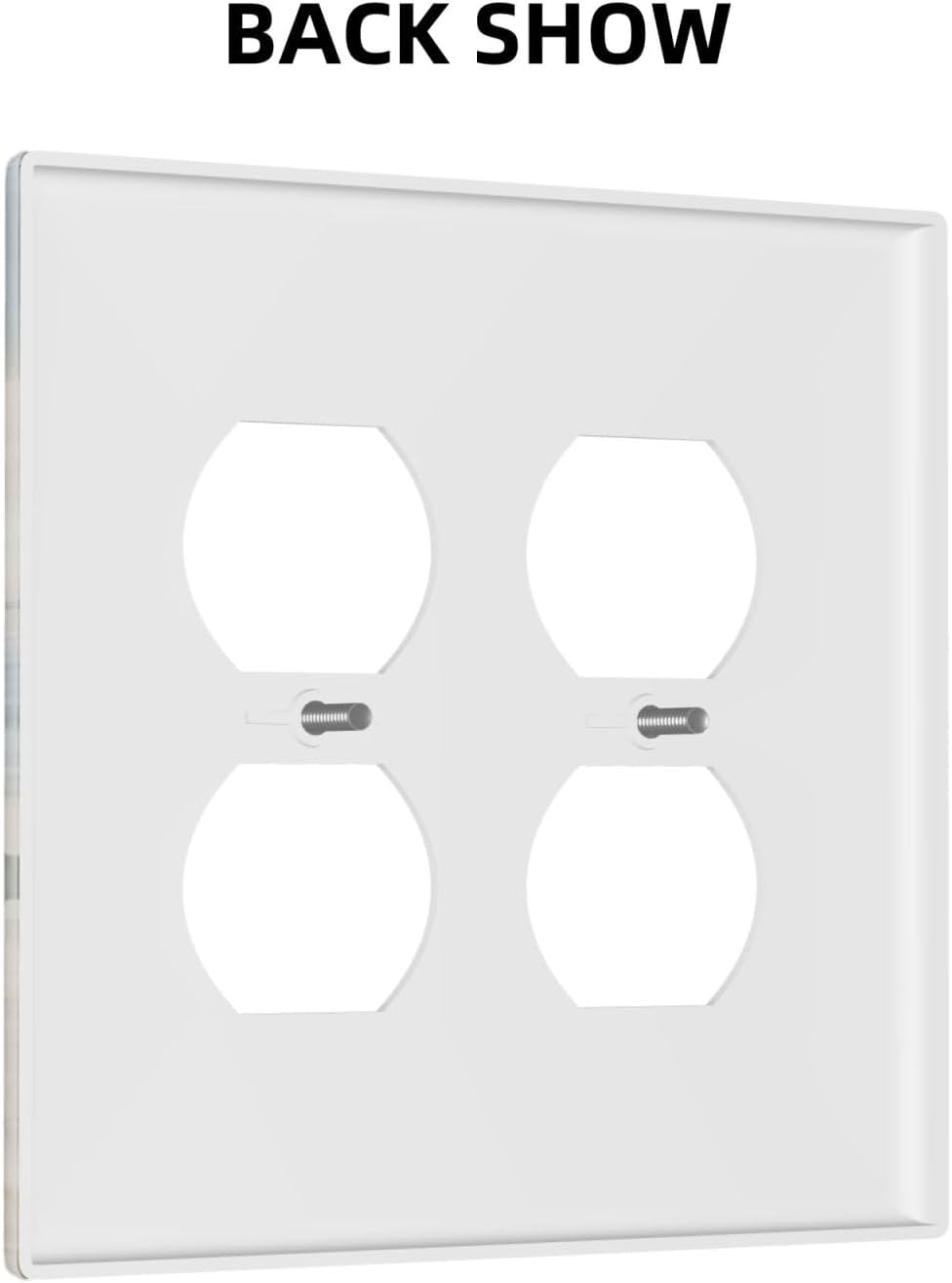 Decorative Outlet Covers Seascape Painting with Lighthouse Boats 2 Gang Wall Plate Double Duplex Receptacle Light Switch Covers Switch Plate Cover for Bedroom Home Decor