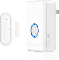 Greencycle Door Chime, Wireless Door Open Contact Sensor Alarm,Plug-in Doorbell, 1300 FT Range, 48 Chimes, 5 Volume Levels, Alert for Business/Store/Home/Office When Entering, LED Night Light