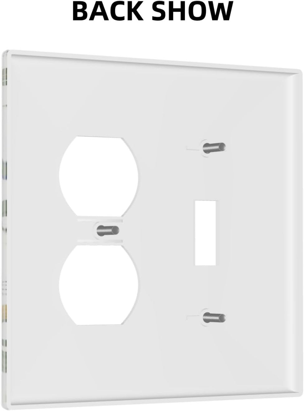 Wallplates Floral Green Leaf Plant Flowes 1 Toggle 1 Duplex Switch Plate Electrical Gfci Faceplate Decorative Light Switch Covers For Bed Room Farmhouse Decor