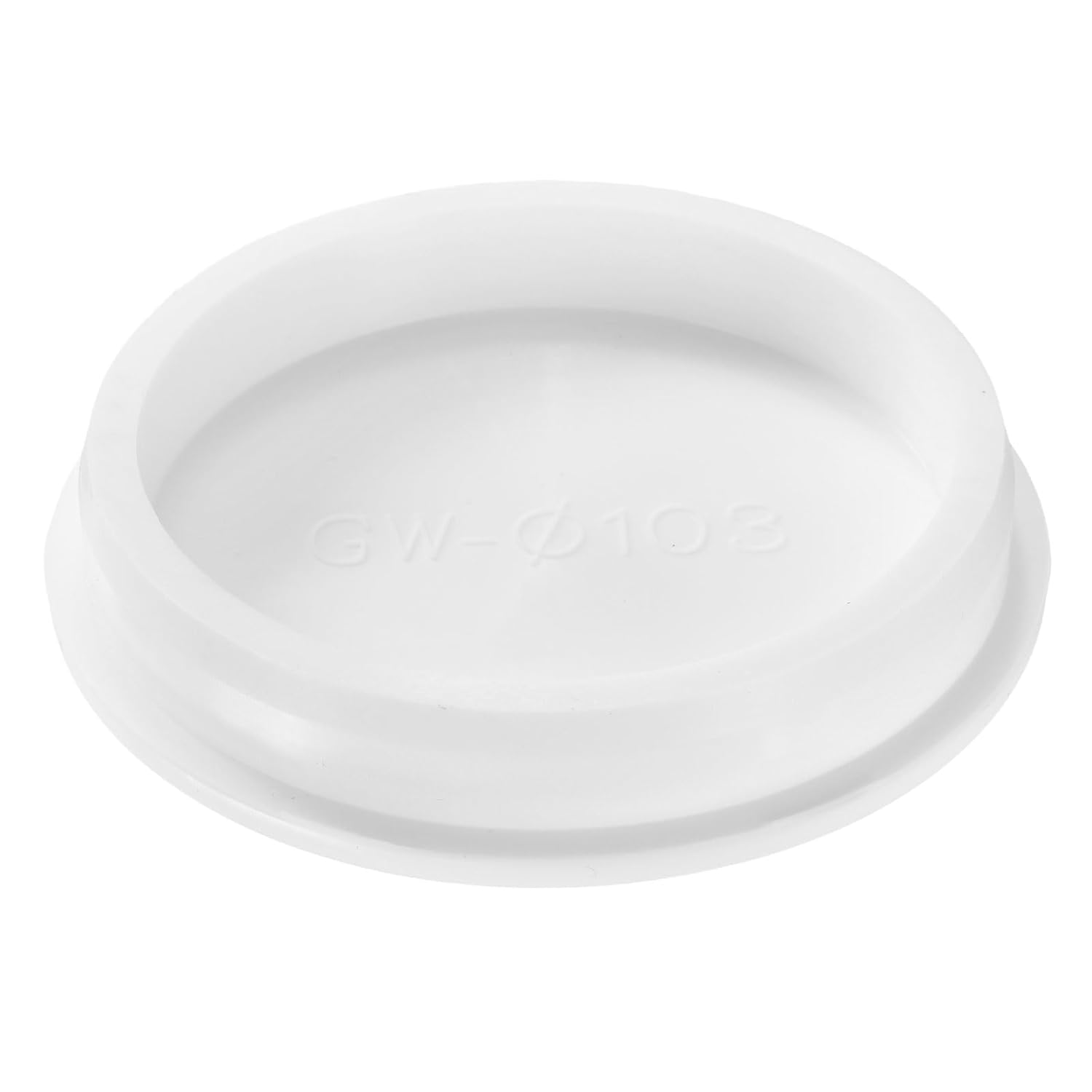 uxcell 1Pcs Silicone Hole Plug, Waterproof Round Rubber Stoppers Bottle Seal Plugs Tube Pipe End Caps for 102mm/4.02" Hole for Bathtub Bottle, White