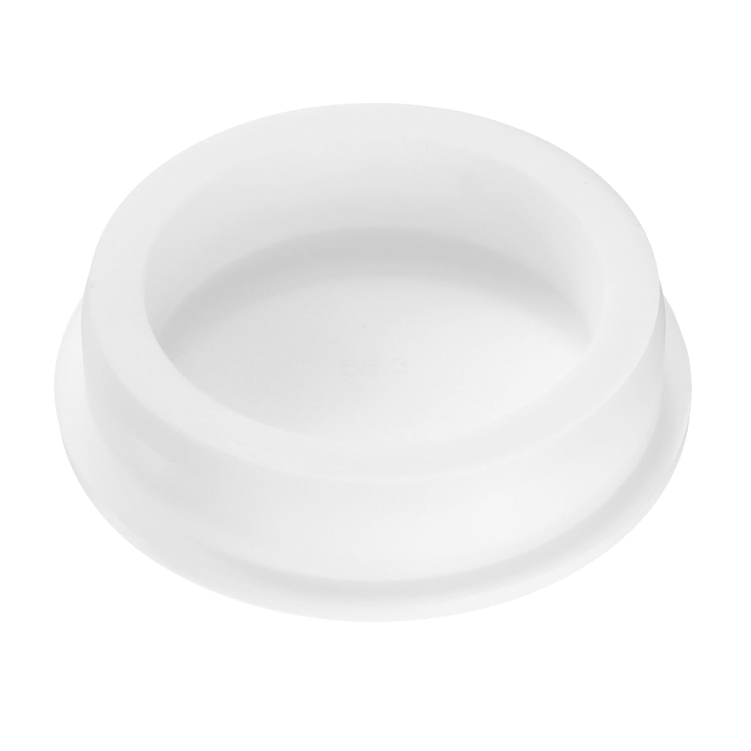 uxcell 1Pcs Silicone Hole Plug, Waterproof Round Rubber Stoppers Bottle Seal Plugs Tube Pipe End Caps for 55mm/2.17" Hole for Bathtub Bottle, White