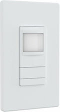 Lithonia Lighting SensorSwitch Wall Mount Motion Sensor Switch, Passive Infrared Wall Switch and Occupancy Sensor, WSXA Series, Single Relay, White (WSXA WH)