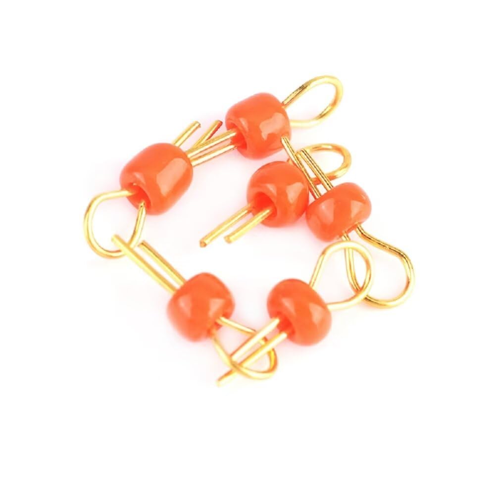 Orange Red PCB Gold-Plated Ceramic Test Points 1000 PCS for Circuit Board Testing