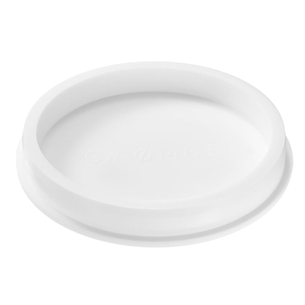 uxcell 1Pcs Silicone Hole Plug, Waterproof Round Rubber Stoppers Bottle Seal Plugs Tube Pipe End Caps for 145mm/5.71" Hole for Bathtub Bottle, White