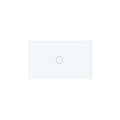 2 Way Light Switch 118X72X34MM No Neutral Wire, Wall Touch Switch 1000W, Tempered Glass Panel, FCC, White 1 Gang