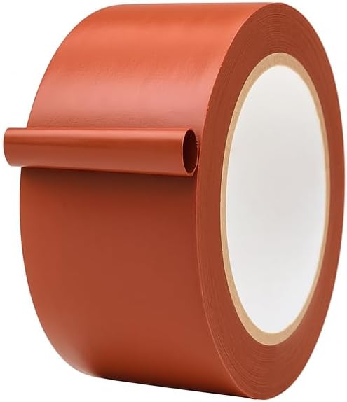MAT Vinyl Marking Tape Brown - 3 inch x 36 yds. for Safety Floor Marking (School Gym, Restaurants, Warehouse), Dance Floor Splicing, Pinstriping Cars & Boats