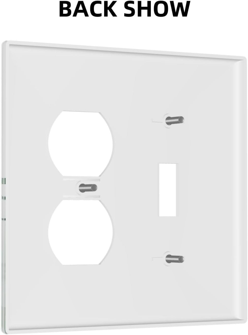 Watercolor Green Leaf Rustic Plant Eucalyptus Flowers Wallplates 1 Toggle 1 Duplex Switch Plate Electrical GFCI Faceplate Decorative Light Switch Covers for Bed Room Living Room Decor