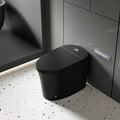 CANEST Black Smart Toilet, Tankless Bidet Toilet with Heated Seat, Foot Sensor Operation, Auto Open & Close, Dual Auto Flush, Warm Water, LED Display, Night Light, Wireless Remote Control (TC-200BG)
