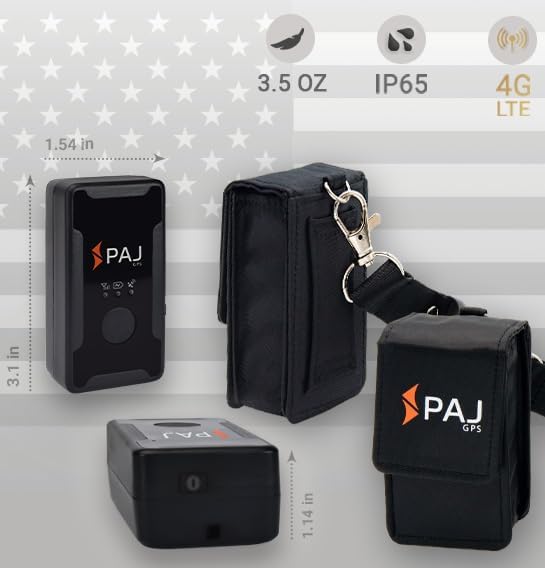 PAJ GPS Easy Finder – Human Tracking Device, GPS Tracker for Kids, Elderly, Seniors, Dementia, Alzheimer, up to 14 Days Battery Life, Real Time GPS Tracker, SOS Emergency Button & Shutdown Alarm
