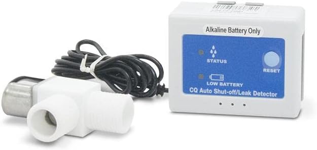 Crystal Quest Water Leak Detector Smart Valve | Auto Shutoff for Water Coolers & Under-Sinks | Reliable Leak Detection, Made in USA, Easy Installation