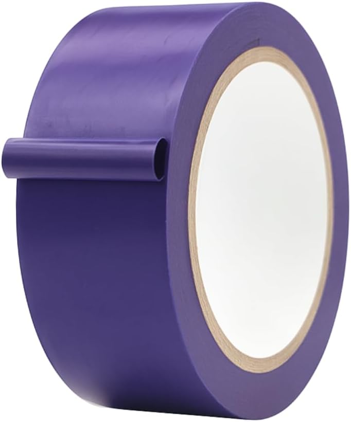 MAT Vinyl Marking Tape Purple - 2 inch x 36 yds. for Safety Floor Marking (School Gym, Restaurants, Warehouse), Dance Floor Splicing, Pinstriping Cars & Boats