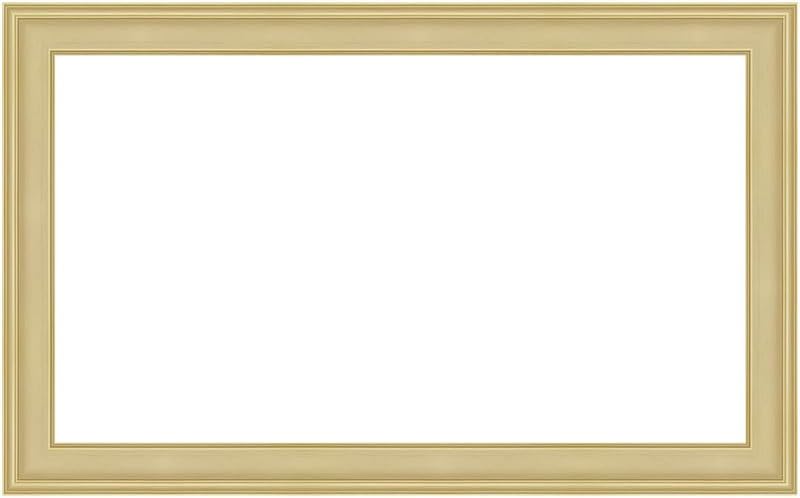 Antique White 65" Premiere Deco TV Frame - Compatible ONLY with Samsung The Frame TV and Pro TVs (Fits 2021-2025, LS03A, LS03B,LS03C,LS03D,LS03FA,LS03FW)