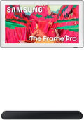 Samsung 85-Inch Class The Frame Pro LS03FW 4K Neo QLED Mini LED Smart TV (2025 Model) with Wireless One Connect + SAMSUNG S60D 5.0ch Soundbar w/Wireless Dolby Atmos Audio, All-in-One Design,HW-S60D/ZA
