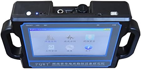 PQWT CL500 Water Leak Detectors for Home and Outside Wall Water Pipe Detector Acoustic Pipeline Leakage Detection Kit Professional Sensor Noise Reduce Headphone LCD Touchscreen Carry Case 5 Meters