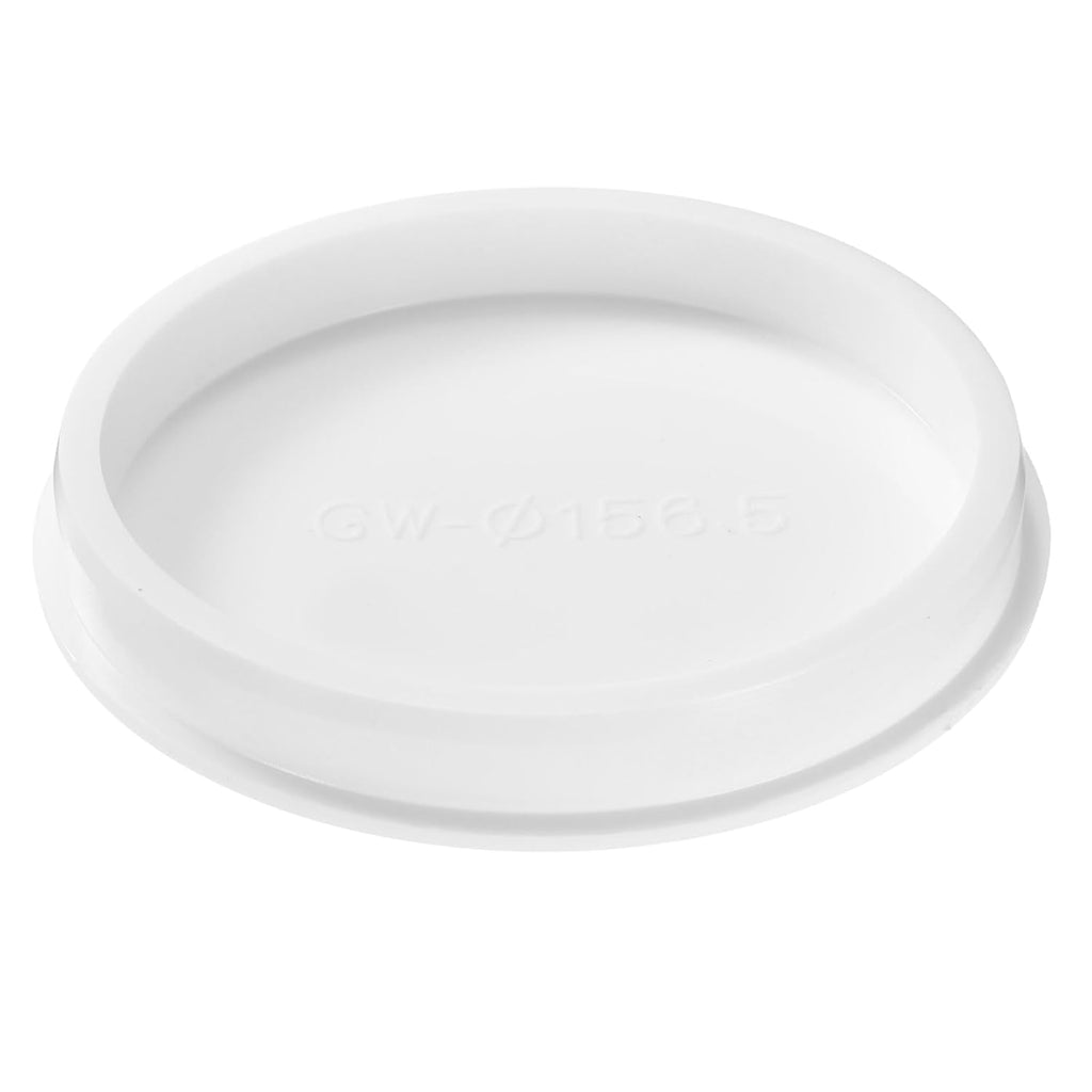 uxcell 1Pcs Silicone Hole Plug, Waterproof Round Rubber Stoppers Bottle Seal Plugs Tube Pipe End Caps for 155mm/6.1" Hole for Bathtub Bottle, White