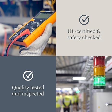 Outlet Tester for Grounding Products - Test Receptacles & Sockets for Proper Wiring - Simple Tool for Electrical Assessment
