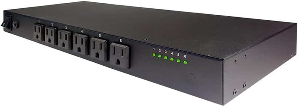 Professional 6-Port Remote Power Switch - Web Control