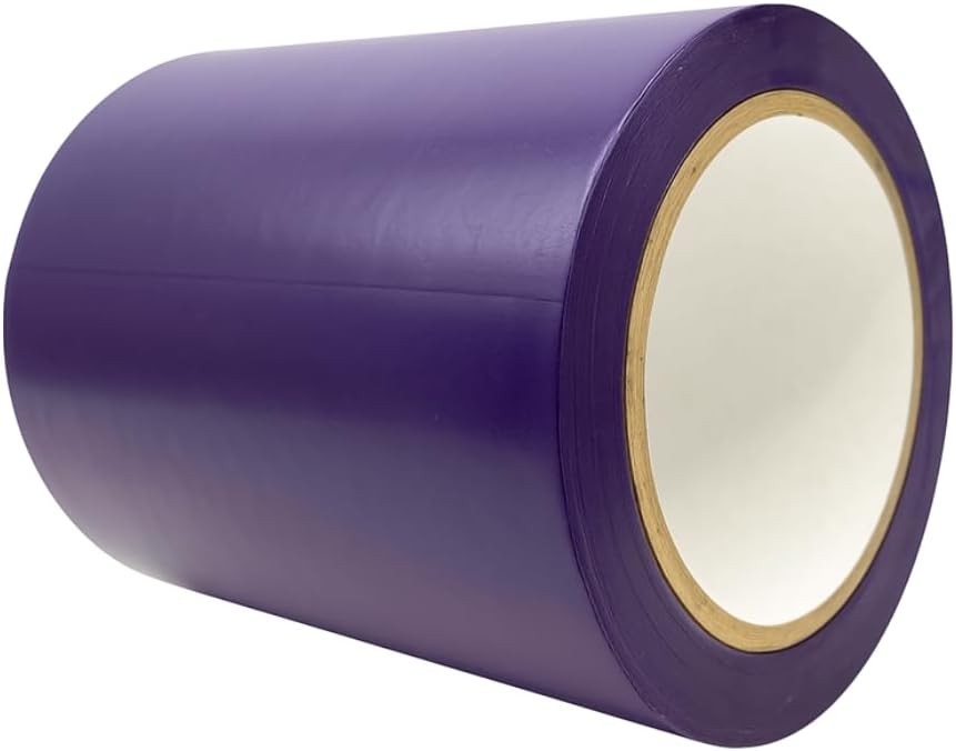 MAT Vinyl Marking Tape Purple - 6 inch x 36 yds. for Safety Floor Marking (School Gym, Restaurants, Warehouse), Dance Floor Splicing, Pinstriping Cars & Boats