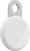 Chipolo LOOP - Rechargeable Bluetooth Tracking tag, Item Locator for Keys & Bags, Compatible with Apple Find My or Find Hub on Android, Out of Range Alerts for Android & Call Your Phone