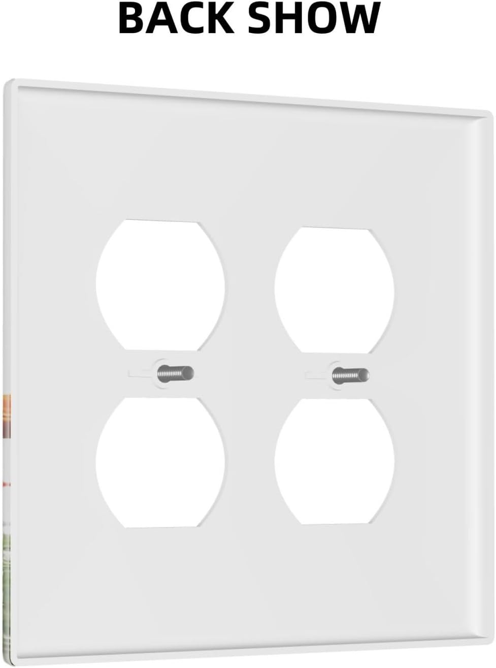 Outlet Covers Colorful Wildflowers Plant Floral Daisy 2 Gang Double Duplex Decorative Light Switch Covers Electrical Wallplates Socket Faceplate For Bed Room Living Room Decor