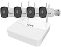 Revo Ultra Wireless 4-Channel Security System NVR with 1TB HDD, 4X 1080p (2MP) Indoor/Outdoor IR Wi-Fi Bullet Cameras, 105° Coverage, Remote Access via Smartphone, PC and MAC (No Monthly Fees)