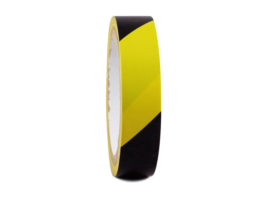 GGR Supplies T.R.U. SST-618C Black & Yellow Hazard Warning Safety Stripe Tape: 1" in. Wide x 18 yds.