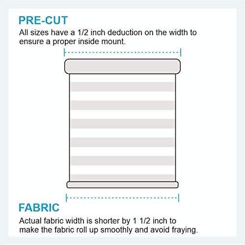 Shadesu Custom Size Zebra Blinds for Windows, 92" W x 72 H, Black, Dual Layer Free-Stop Zebra Shades, Light Control for Day and Night, Sheer Blinds for Indoor Windows, Bedroom, Kitchen