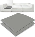 Couch Cushion Supports for Sagging Seat 22'' x 22'' High Density 40D Curved Foam Sofa Cushion Support Under The Saggy Pads Firmer Foam Lifters for Saggy Couch (Grey (Set of 2), 22 Inch * 22 Inch)
