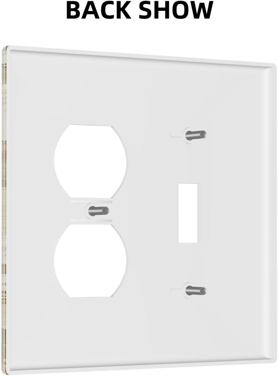 Wallplates Rustic Sunflower Floral Pattern 1 Toggle 1 Duplex Switch Plate Electrical GFCI Faceplate Decorative Light Switch Covers for Bedroom Cabin Decor