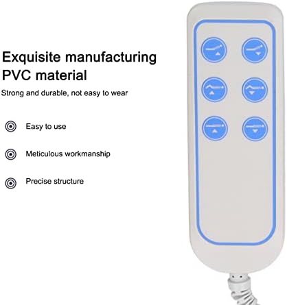Recliner Controller, 8 Pin Recliner Hand Control Bed Remote Control, IP66 Lifting Bed Controller Hospital Bed Hand Control Handset for Homecare Bed, Cosmetic Bed