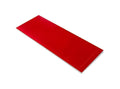 Mighty Line Floor Marking Tape Strips, Pre-Cut, Peel and Stick Adhesive, Industrial Quality, Red, 3" by 10" Segments