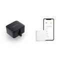 SwitchBot Bot Black & Hub Mini Kit: Automate IR Devices & Physical Switches with Alexa/Google Voice Control, App Scenes & Timers.