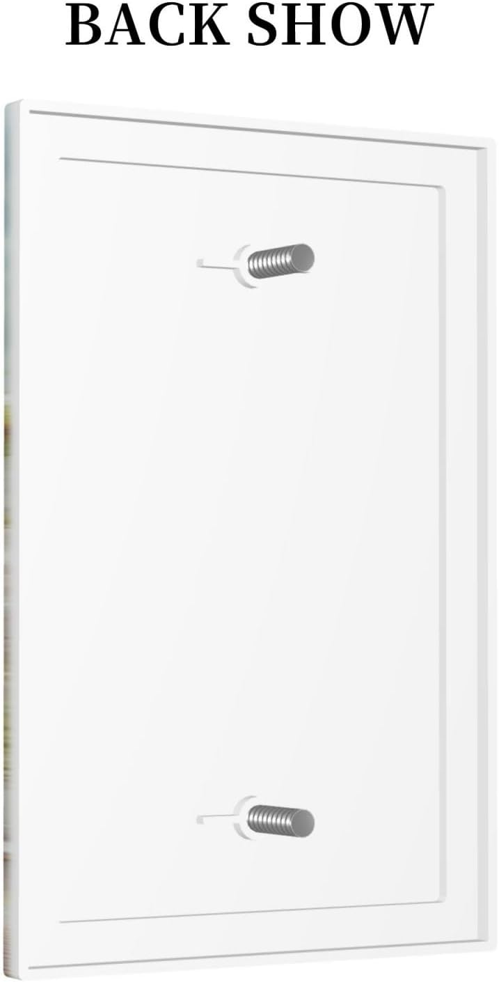 Light Switch Cover Plate Beach Ocean Lighthouse Seashells 1 Gang No Device Blank Electrical Wall Plates Faceplate Decorative Switch Plate For Bed Room Living Room Decor