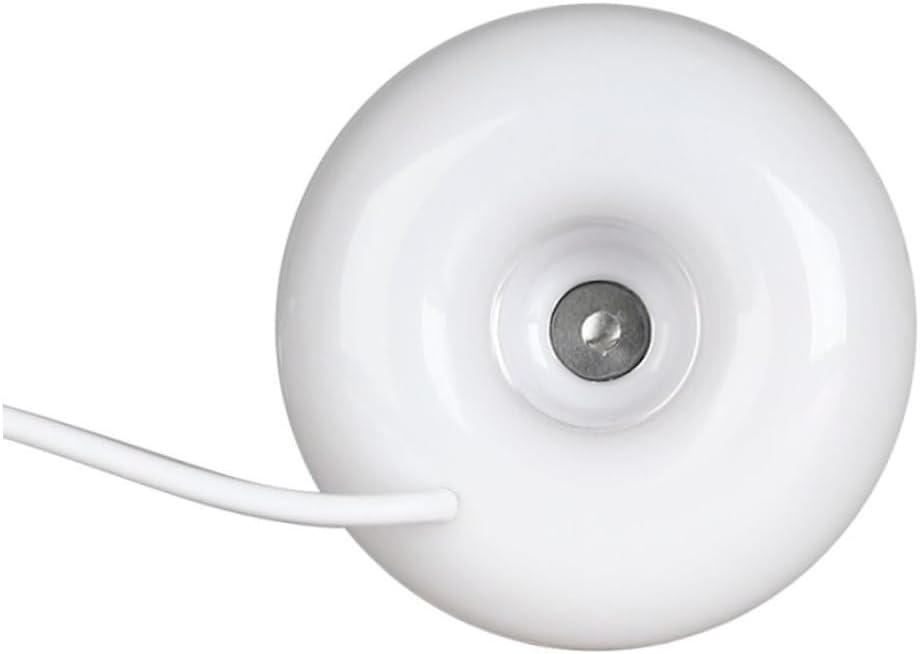 Mini USB Air Humidifier Rechargeable Float Water Donut Shape Humidifier for Home Office White