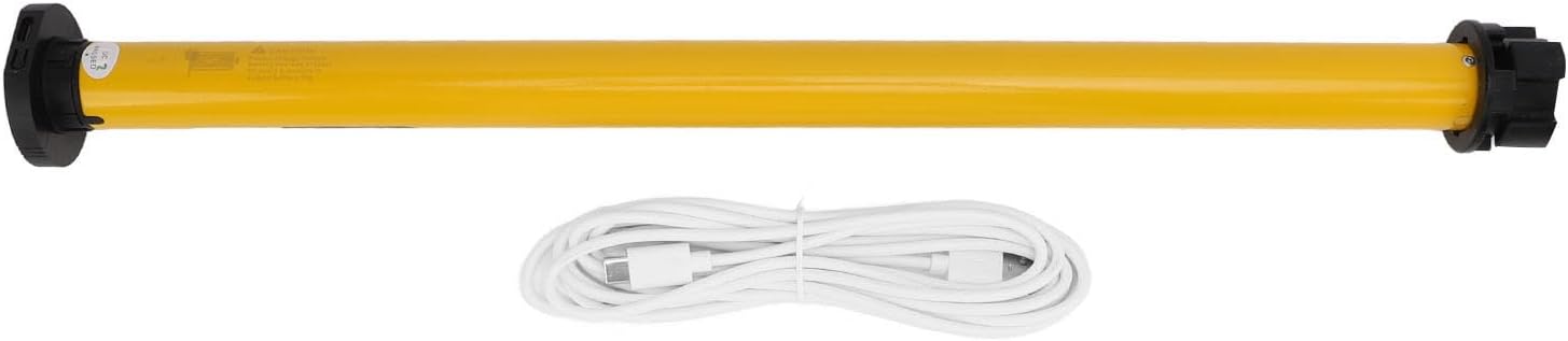Pilipane Smart Roller Blinds Motor Voice Control APP Enabled Lithium Battery Powered Electric Roller Shades Tubular Motor with Timer for Home Bedroom Living Room Aluminum Alloy Plastic