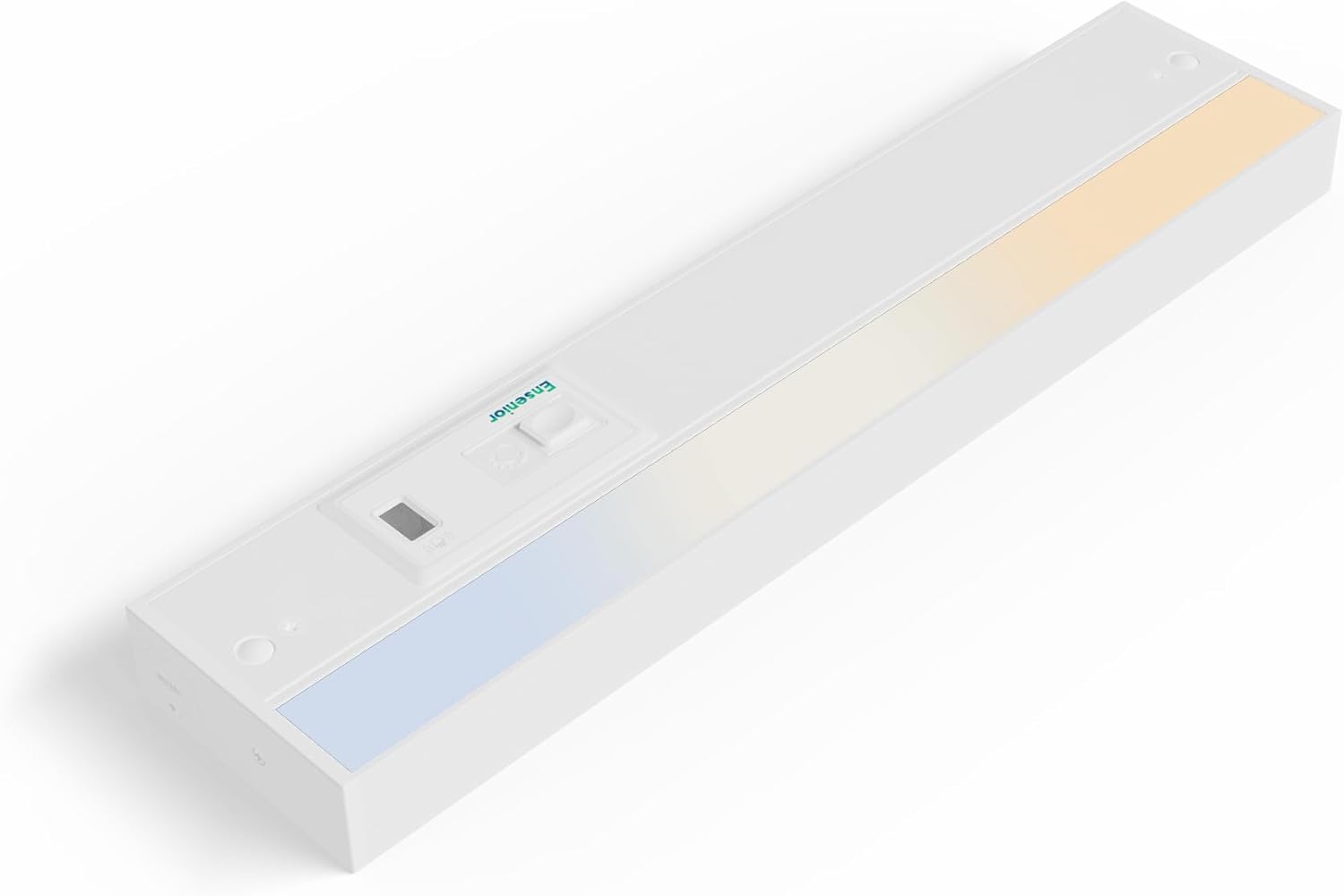 Ensenior 12 Inch Hand Wave Motion Sensor LED Under Cabinet Lighting with Hardwired or Plug-in Installation, Dimmable Under Counter Lights with 2.4G Wireless Control for Kitchen, 5CCT, 120V, 8W 500LM
