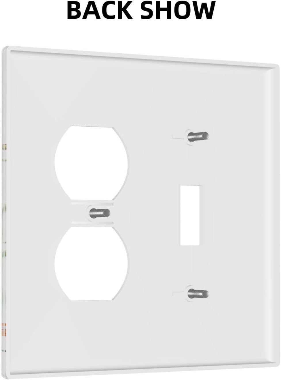 Decorative Outlet Covers Rustic Wildflower Blue Pink Floral Butterfly 2 Gang Light Switch Cover Plate Single Toggle Duplex Wall Plates for Electrical Outlets Switch Plate Covers for Home Decor